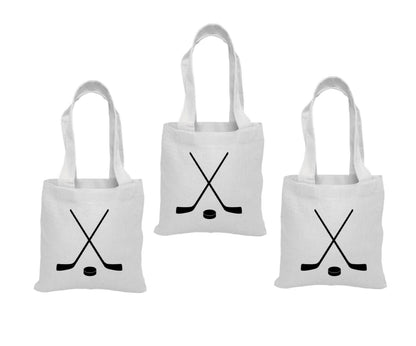 3 Hockey Party Favor Bags