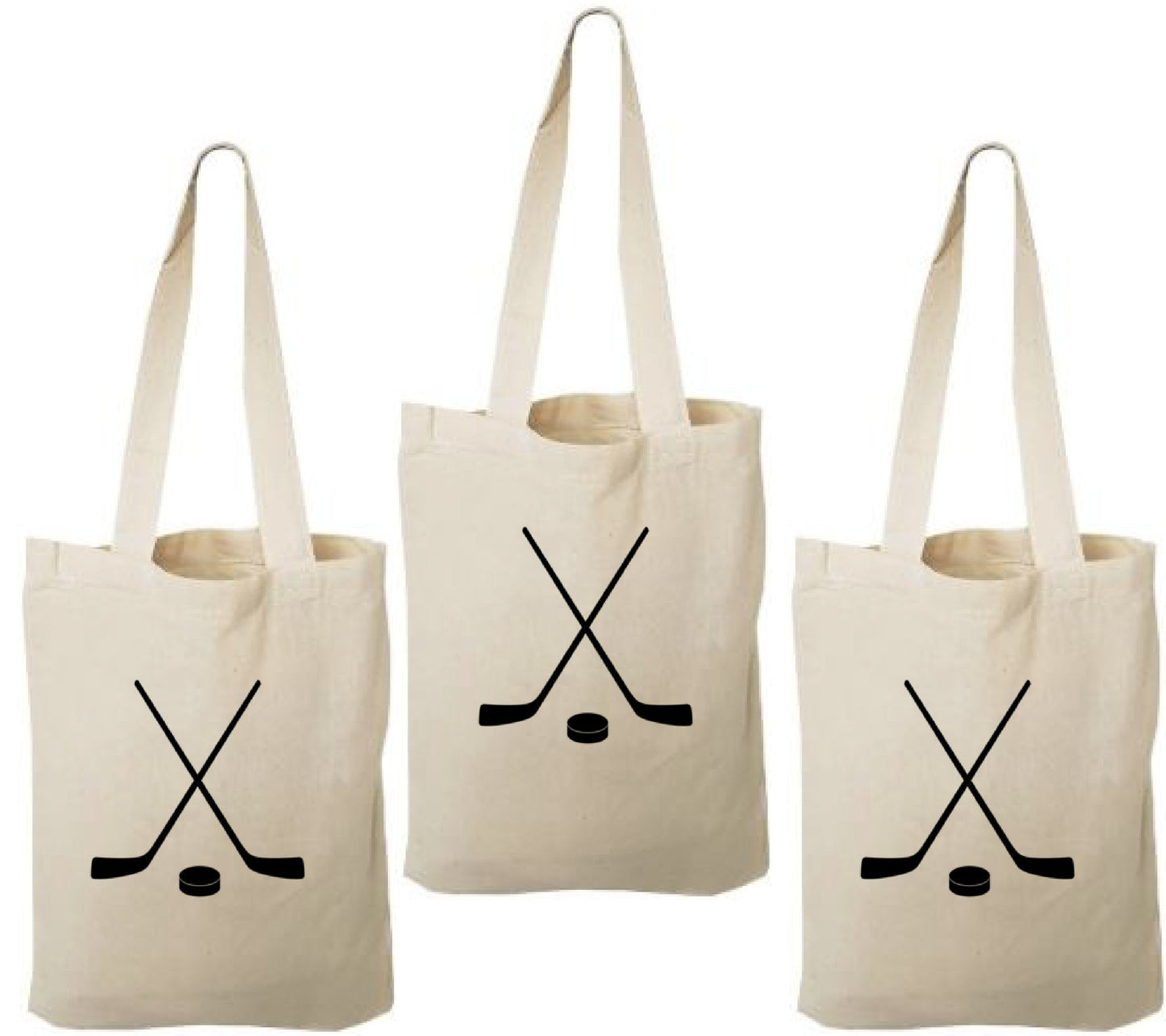 3 Hockey Party Favor Bags