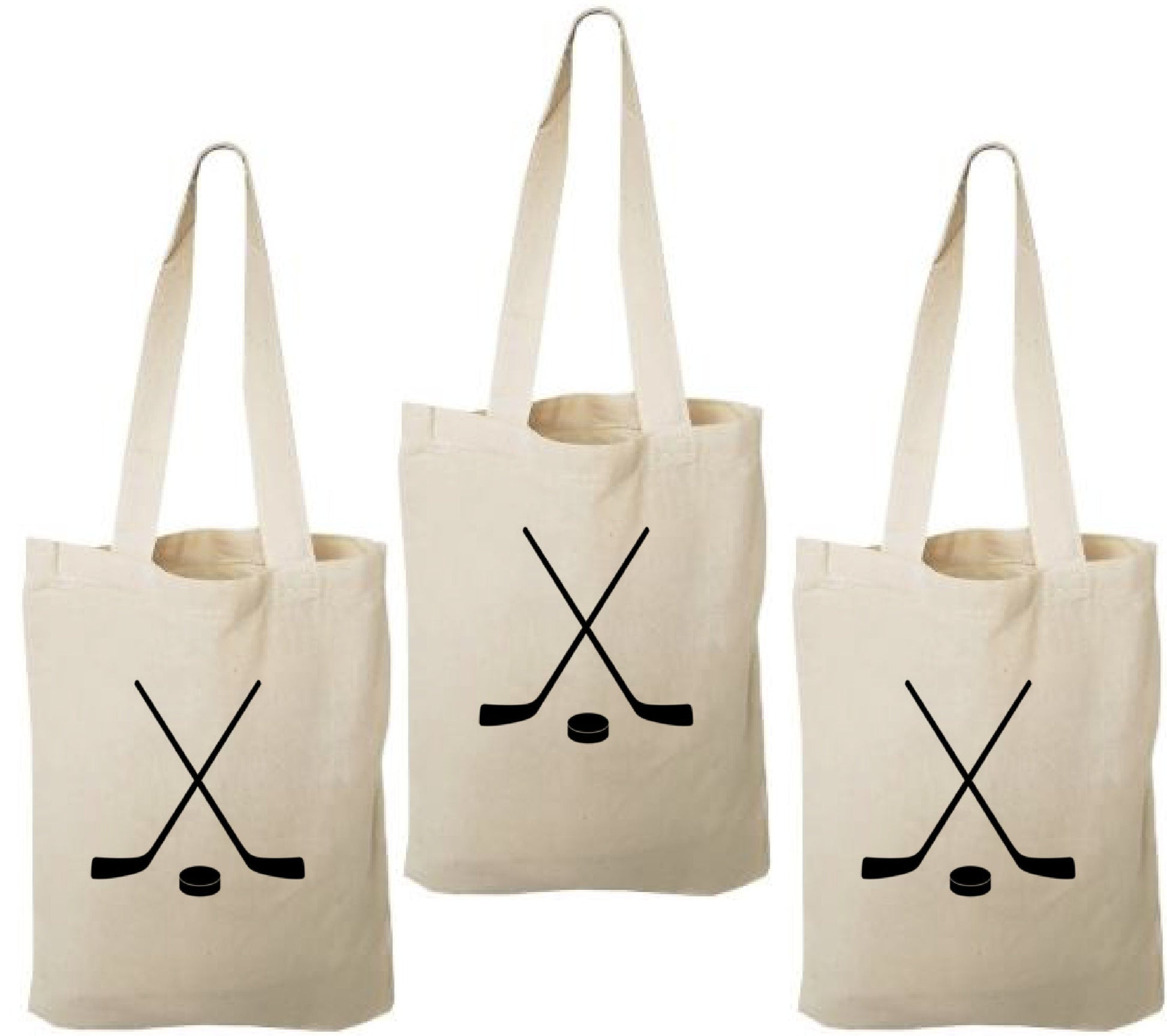 3 Hockey Party Favor Bags