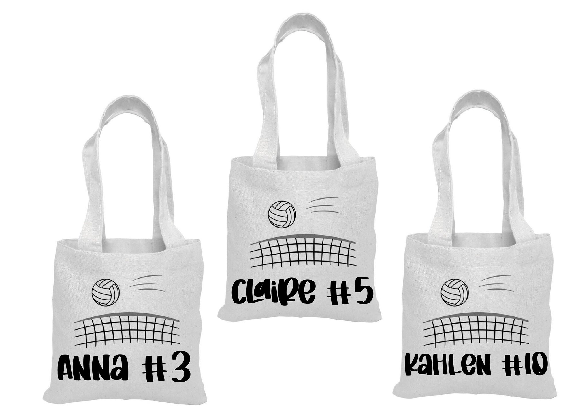 Personalized Volleyball Favor Bags – Team Gifts, Senior Night