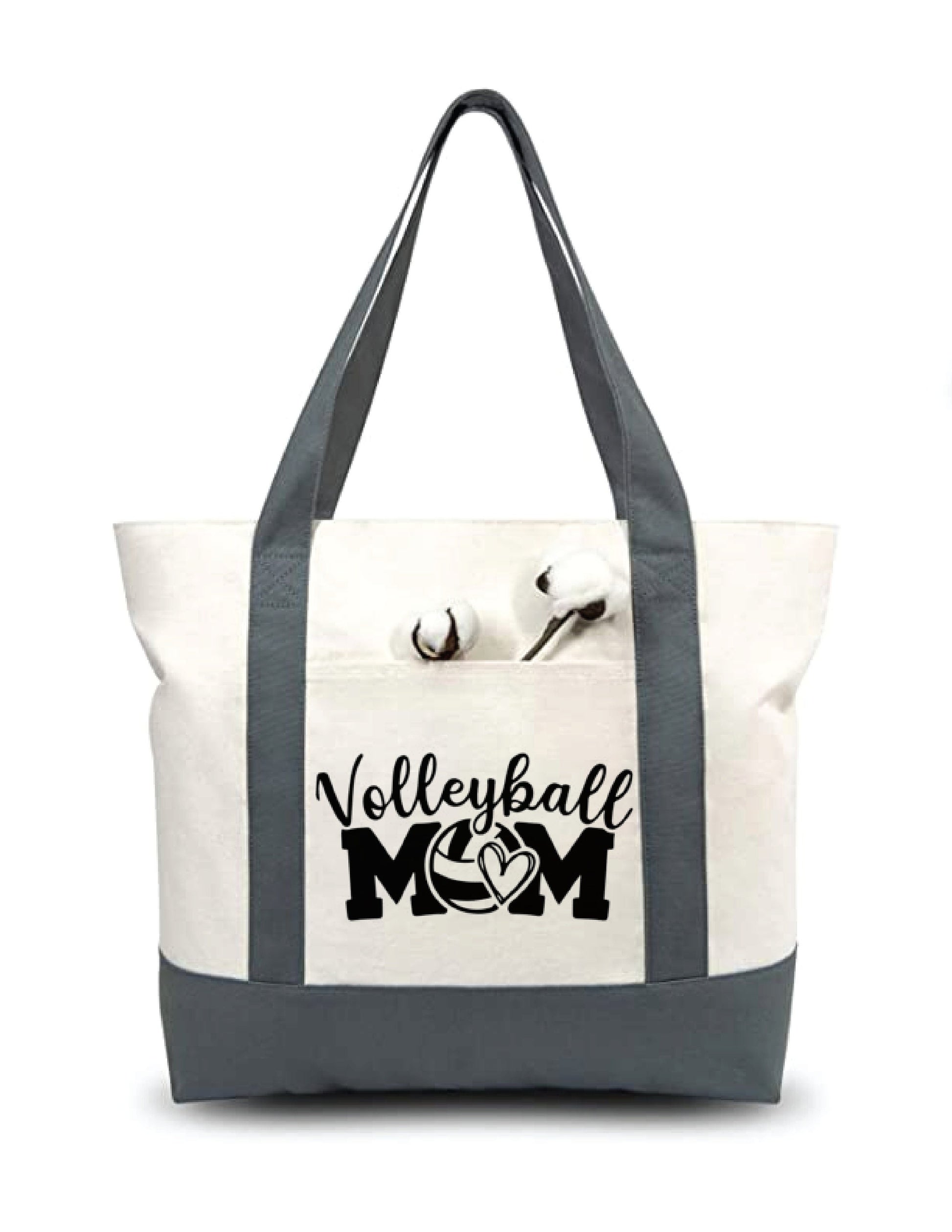 Volleyball Mom Tote Bag