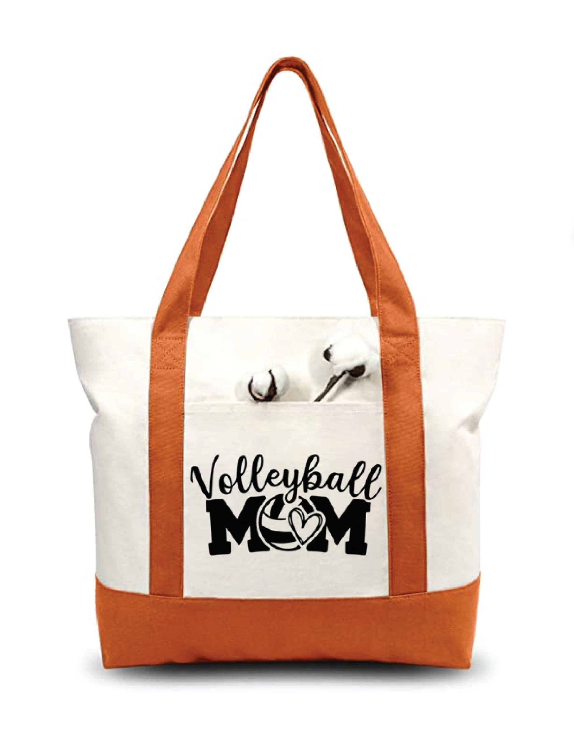 Volleyball Mom Tote Bag