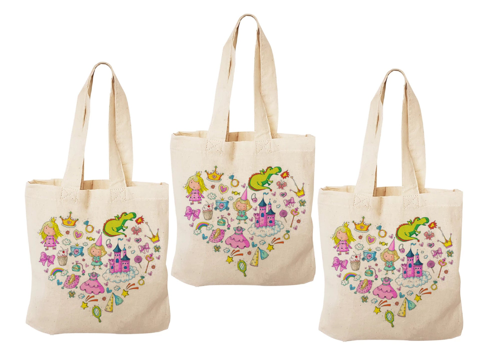 Fairy Tale Party Favor Bags - Set of Three Bags