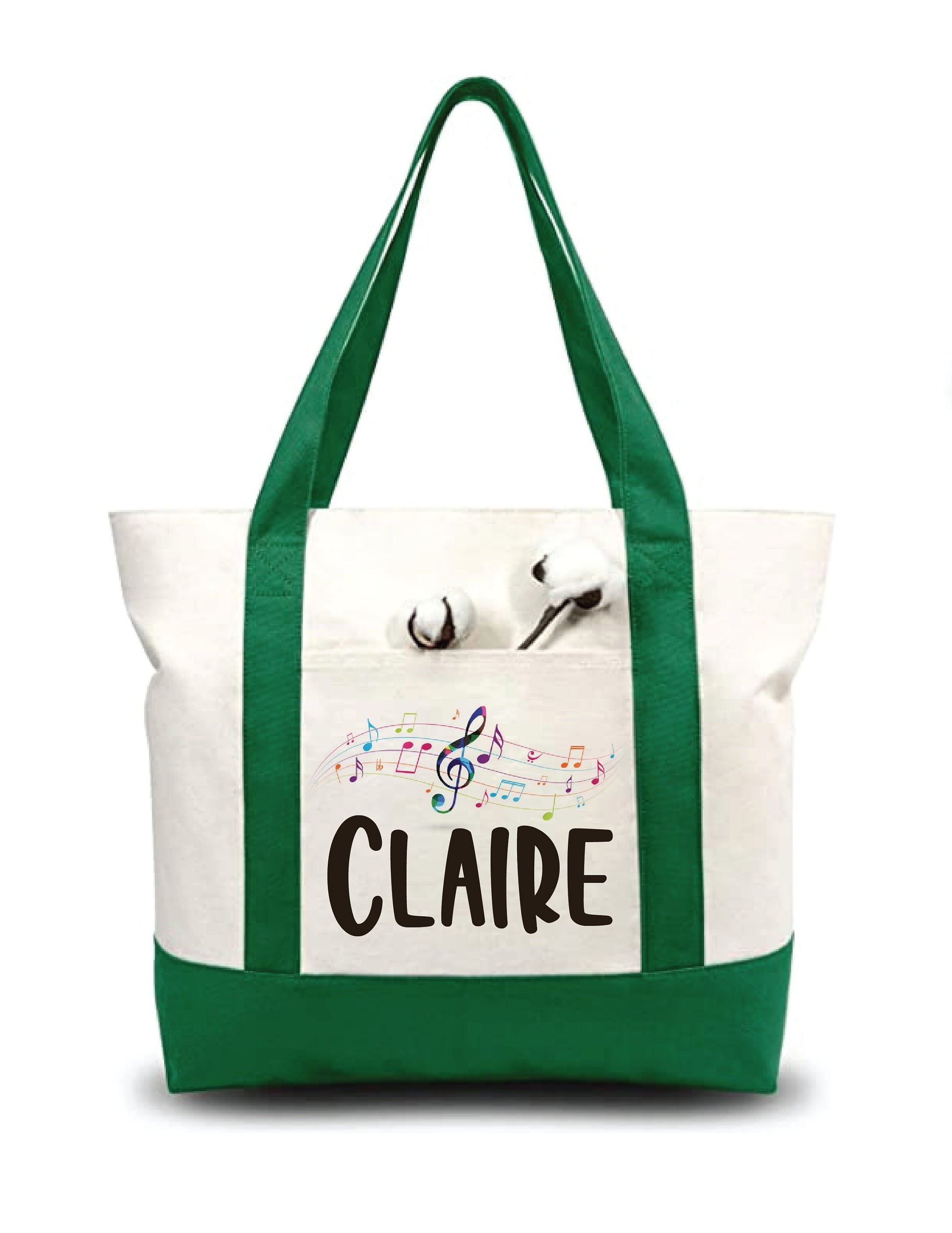 Personalized Musician Tote Bag