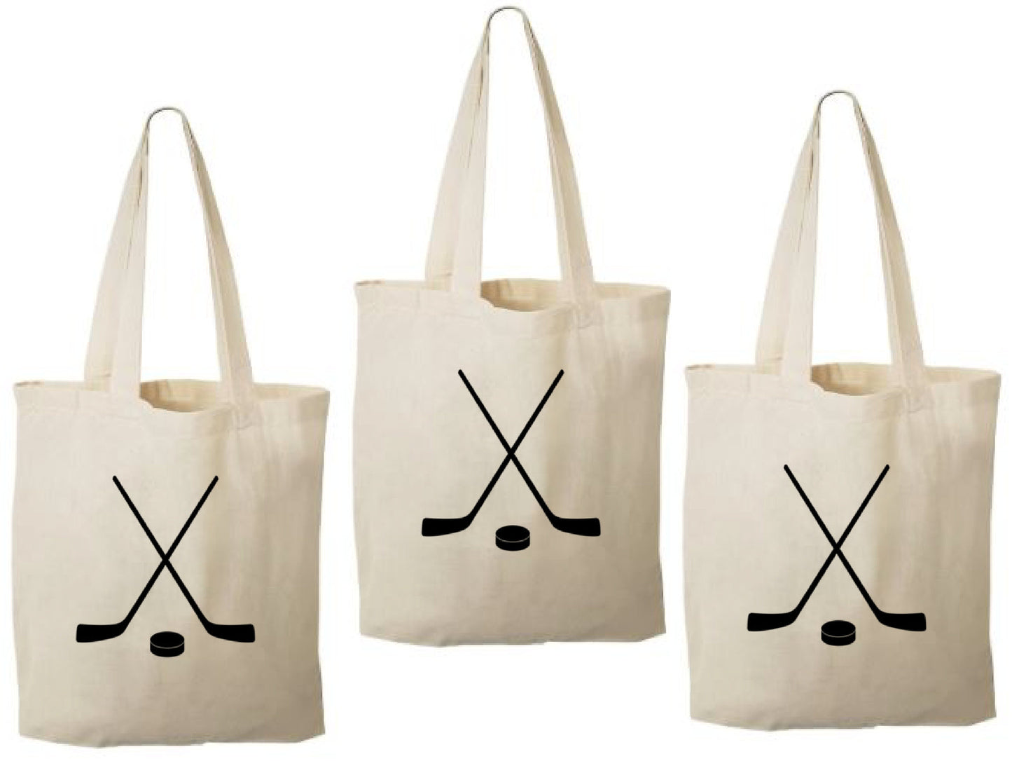 3 Hockey Party Favor Bags