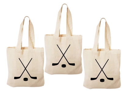 3 Hockey Party Favor Bags
