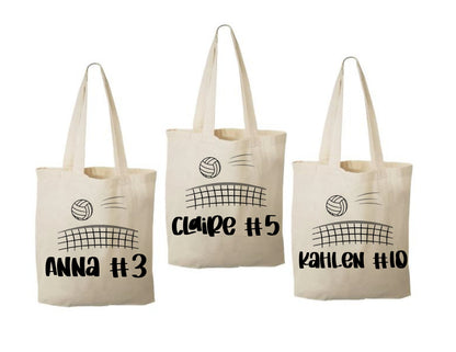 Personalized Volleyball Favor Bags – Team Gifts, Senior Night