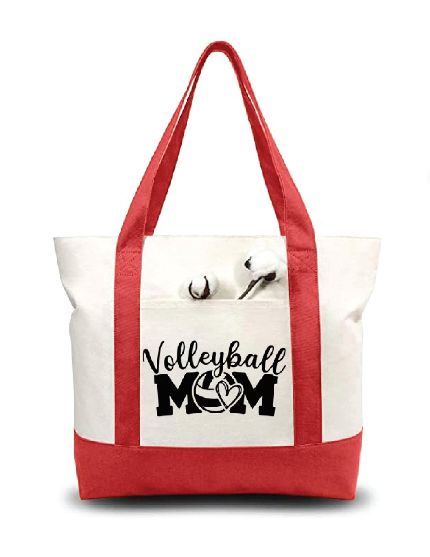 Volleyball Mom Tote Bag