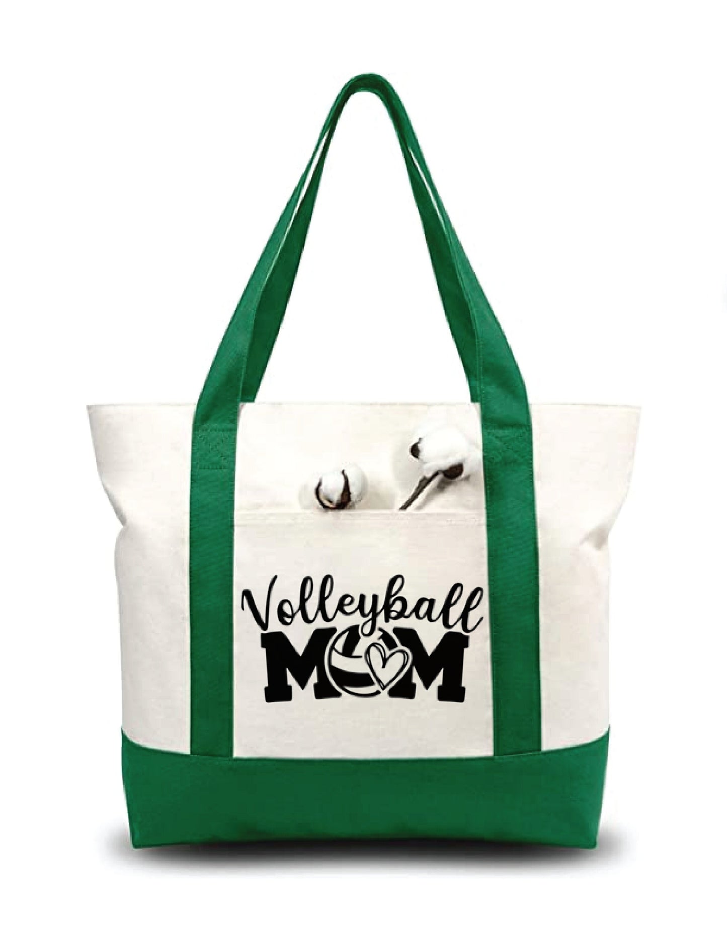 Volleyball Mom Tote Bag