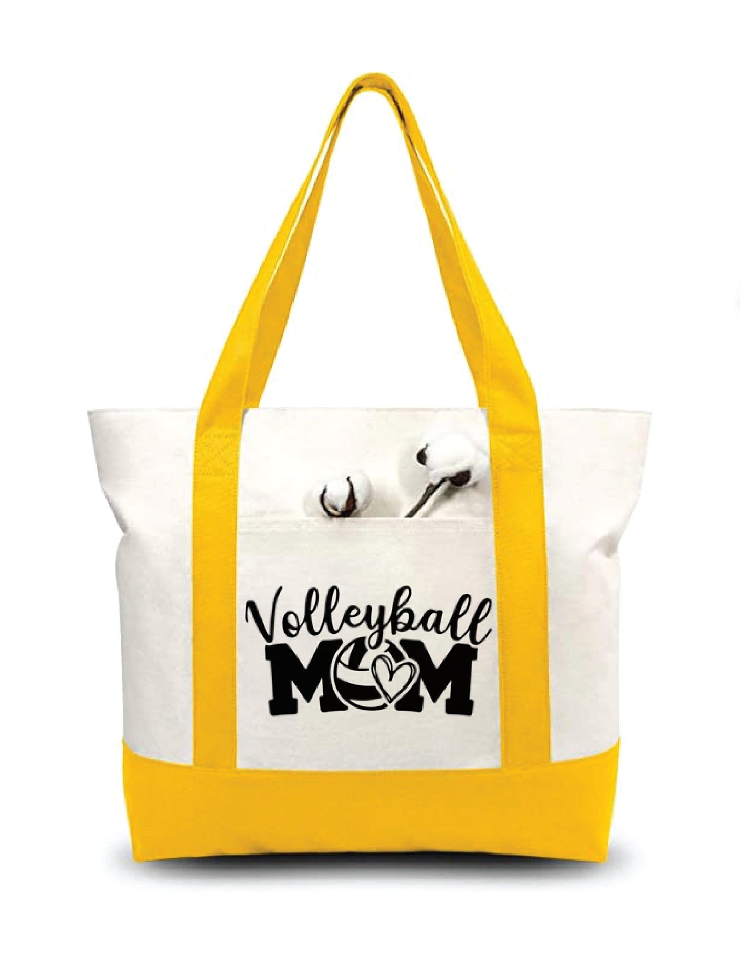 Volleyball Mom Tote Bag
