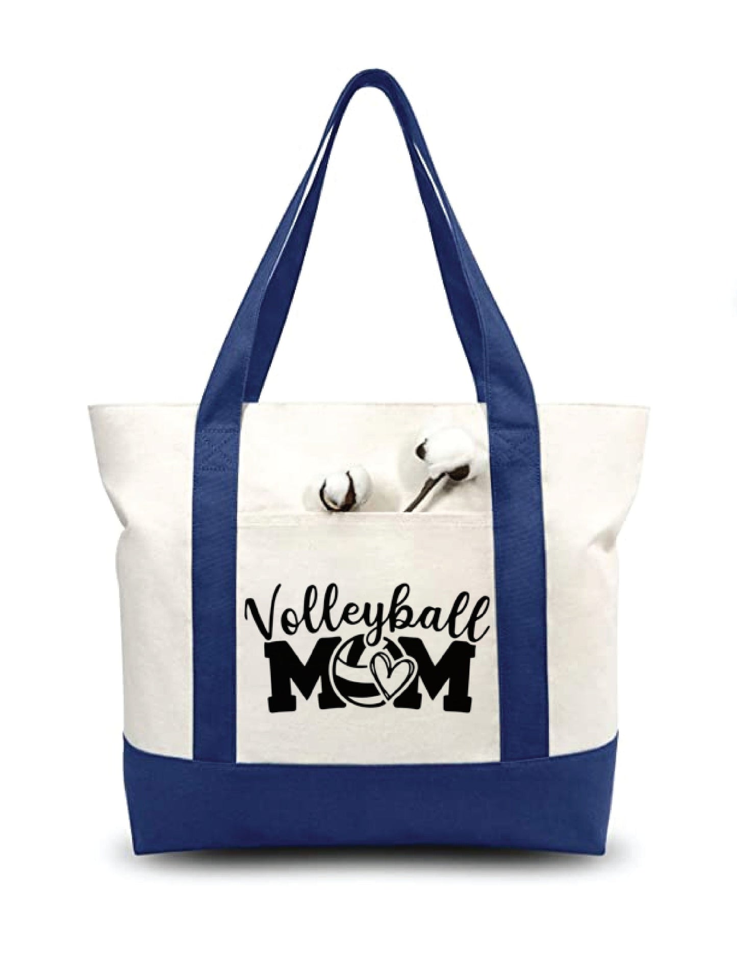 Volleyball Mom Tote Bag