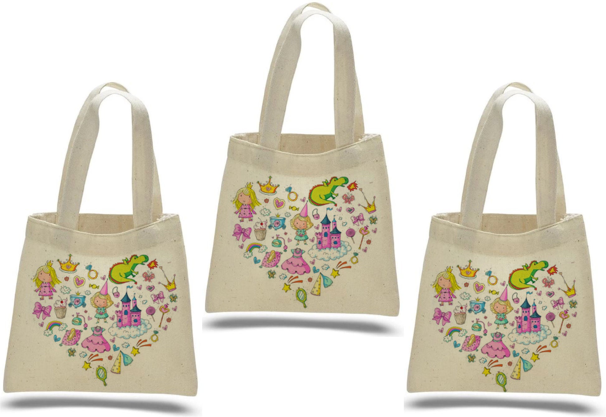 Fairy Tale Party Favor Bags - Set of Three Bags