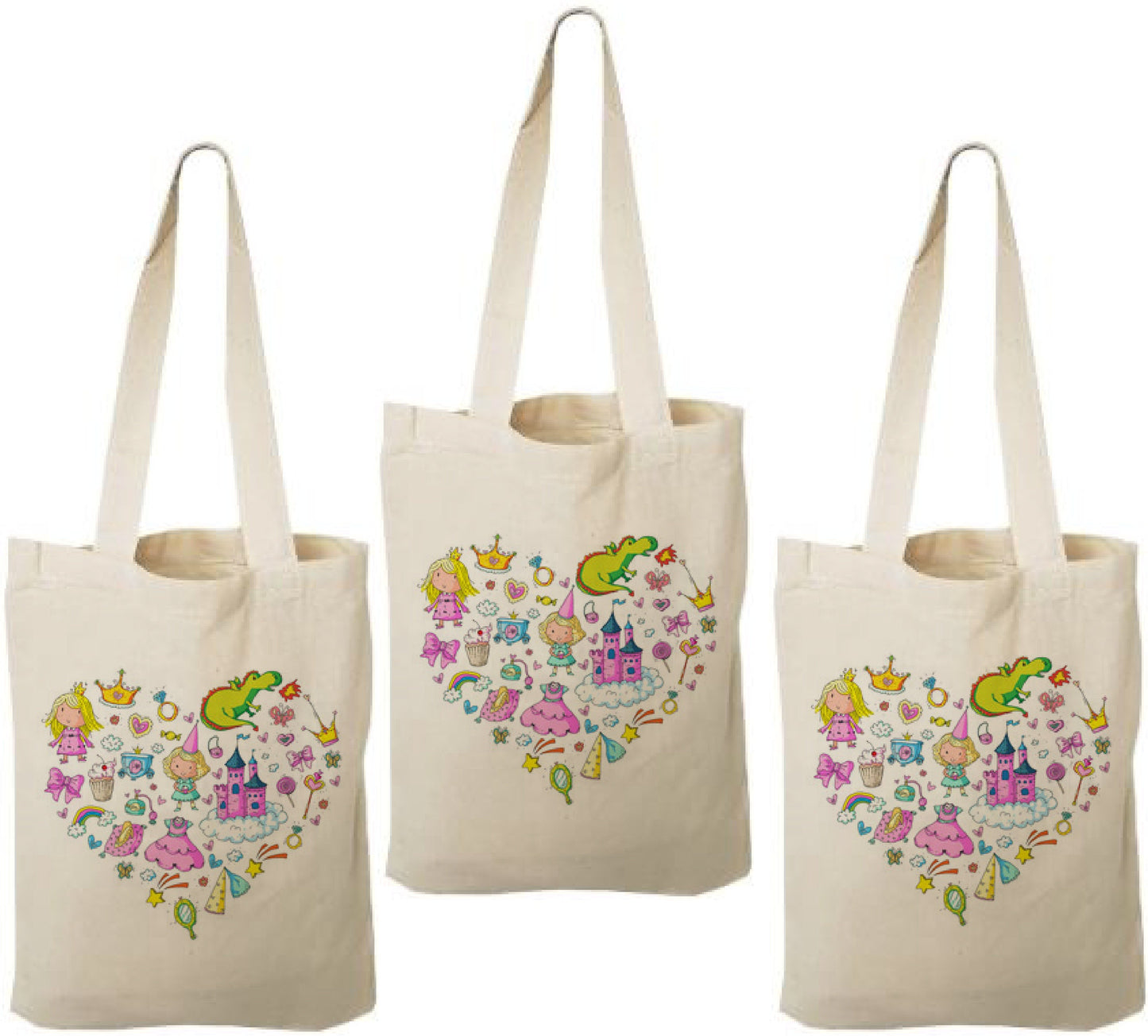 Fairy Tale Party Favor Bags - Set of Three Bags