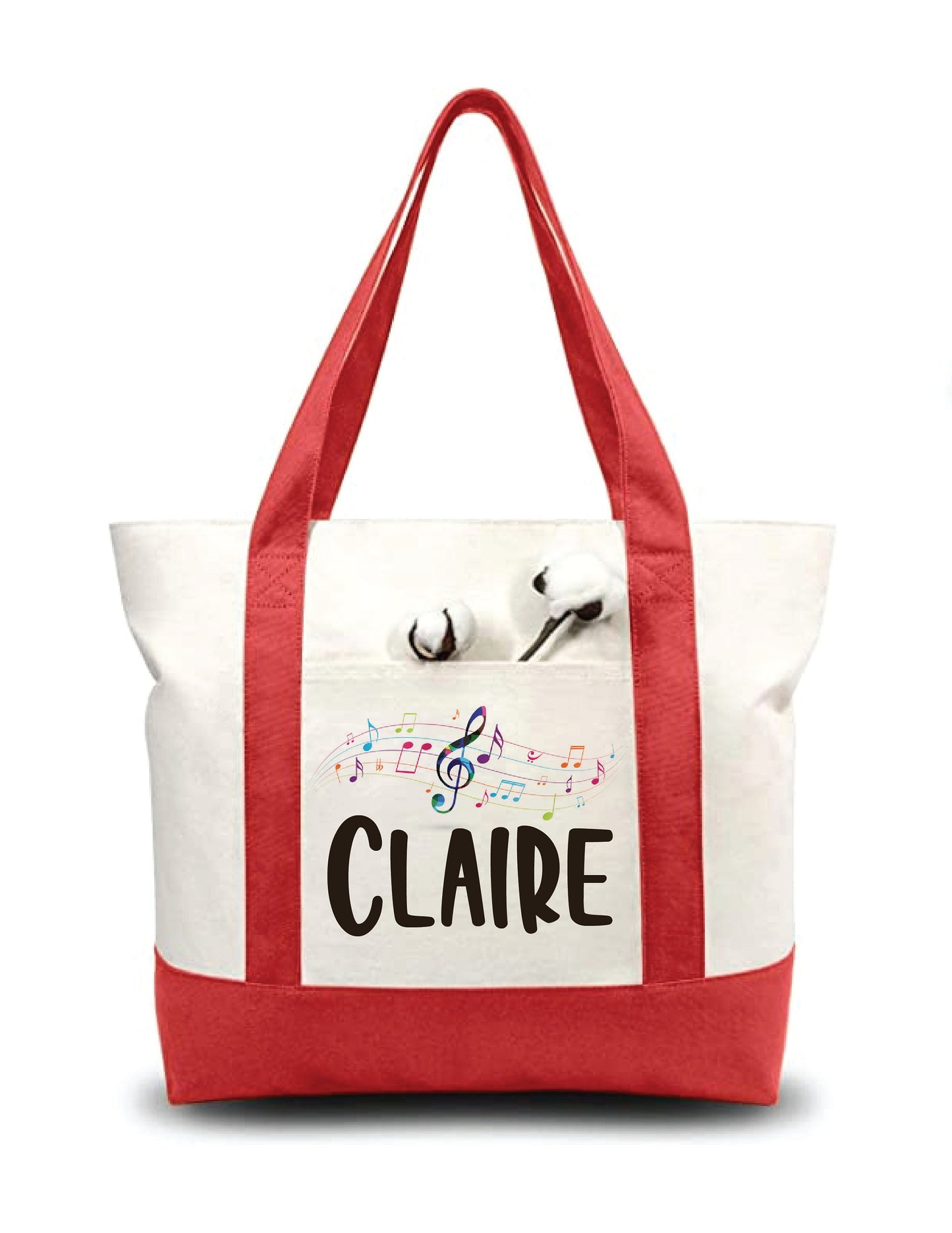 Personalized Musician Tote Bag