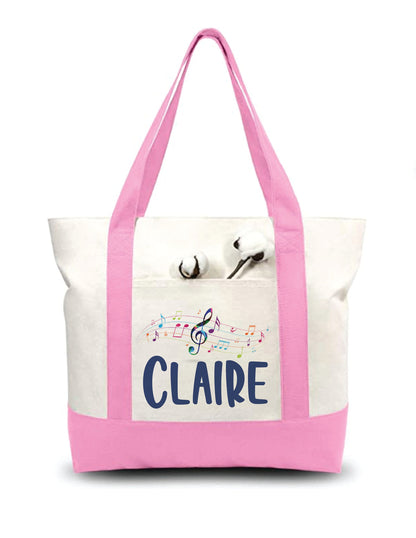 Personalized Musician Tote Bag