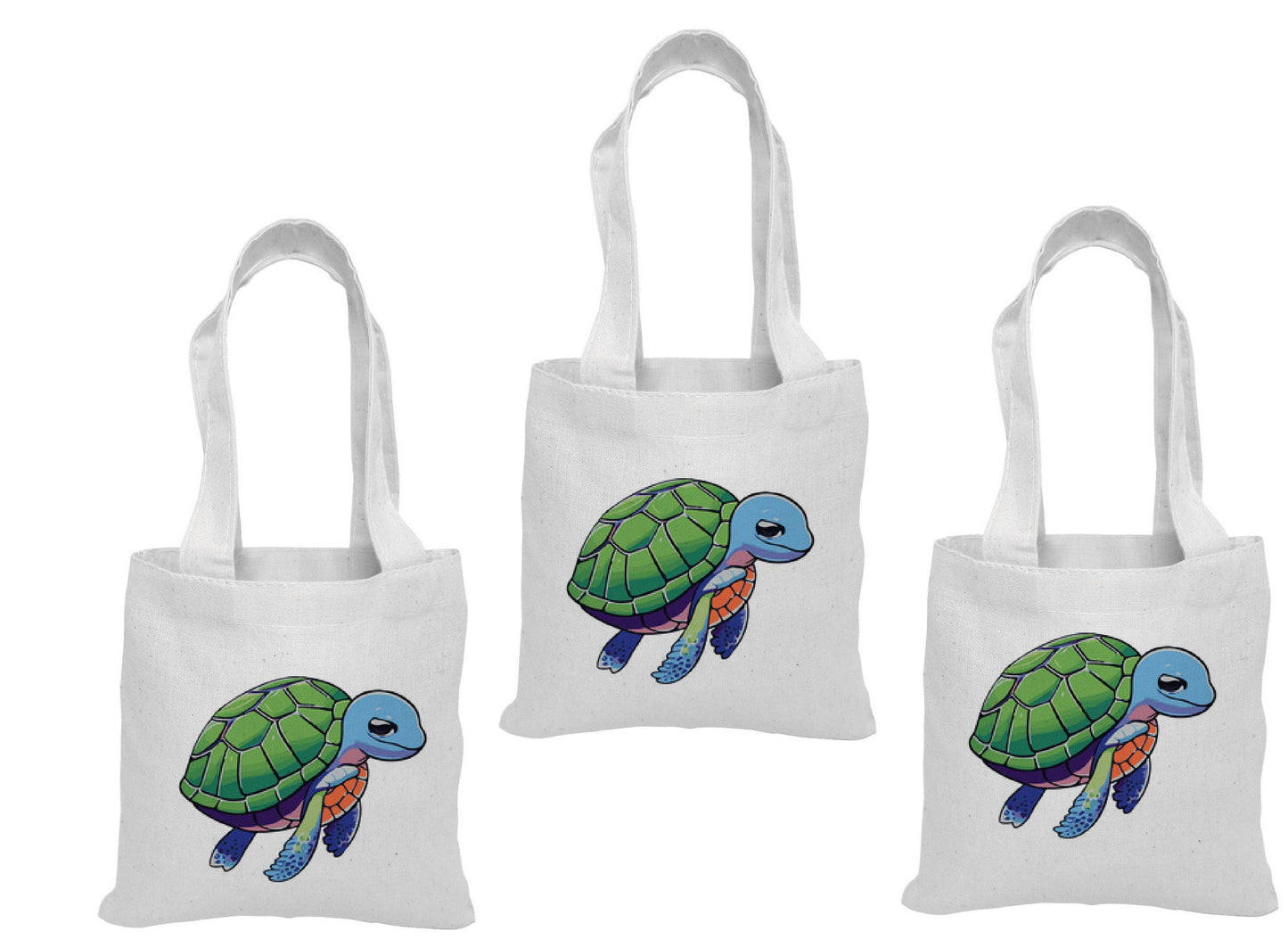 Sea Turtle Party Favors - Set of Three Bags