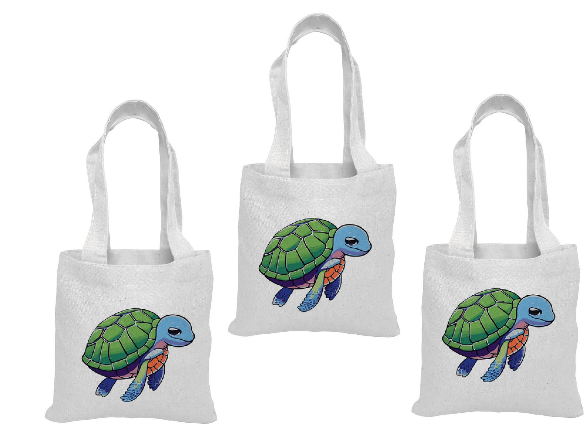 Sea Turtle Party Favors - Set of Three Bags