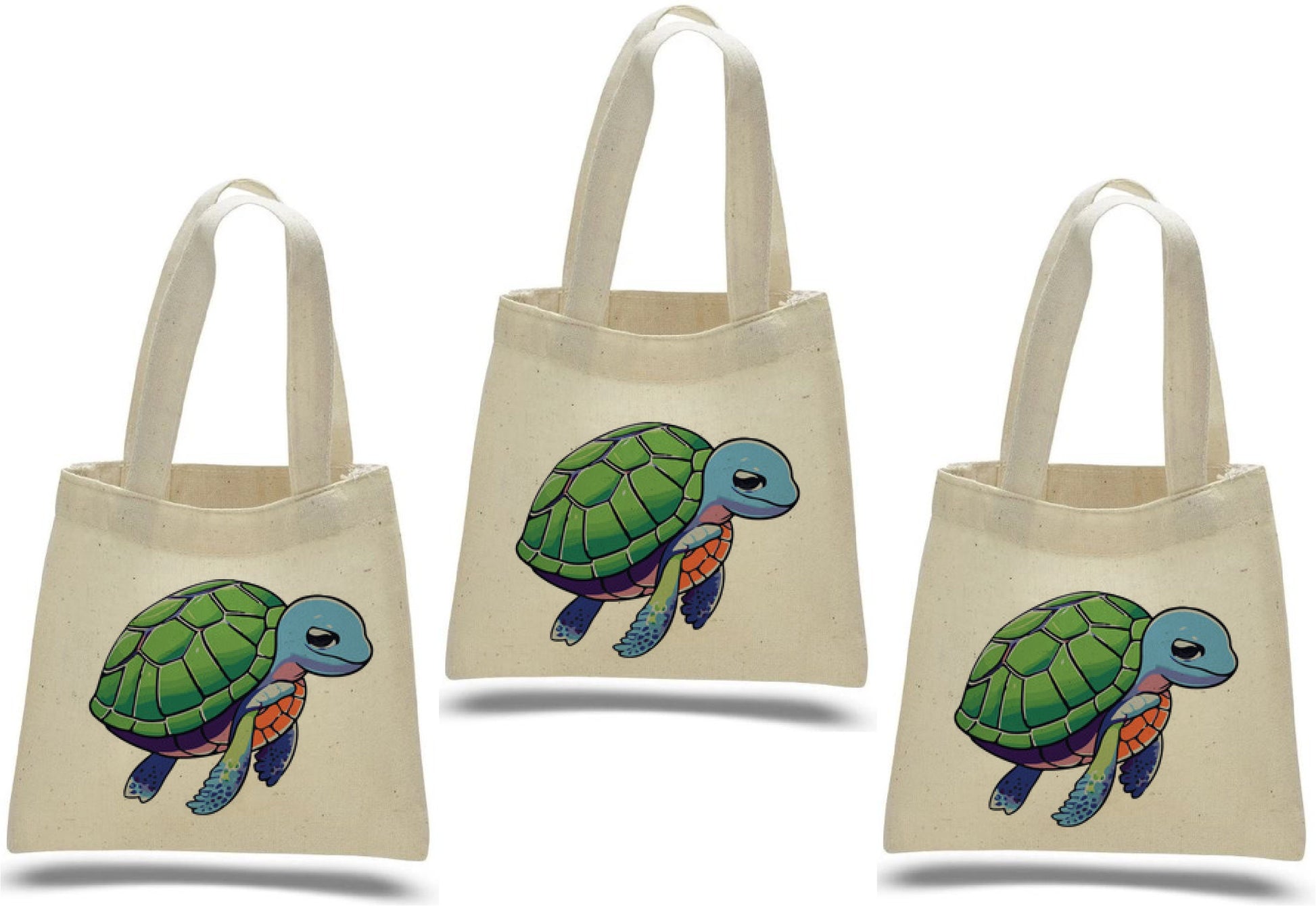 Sea Turtle Party Favors - Set of Three Bags