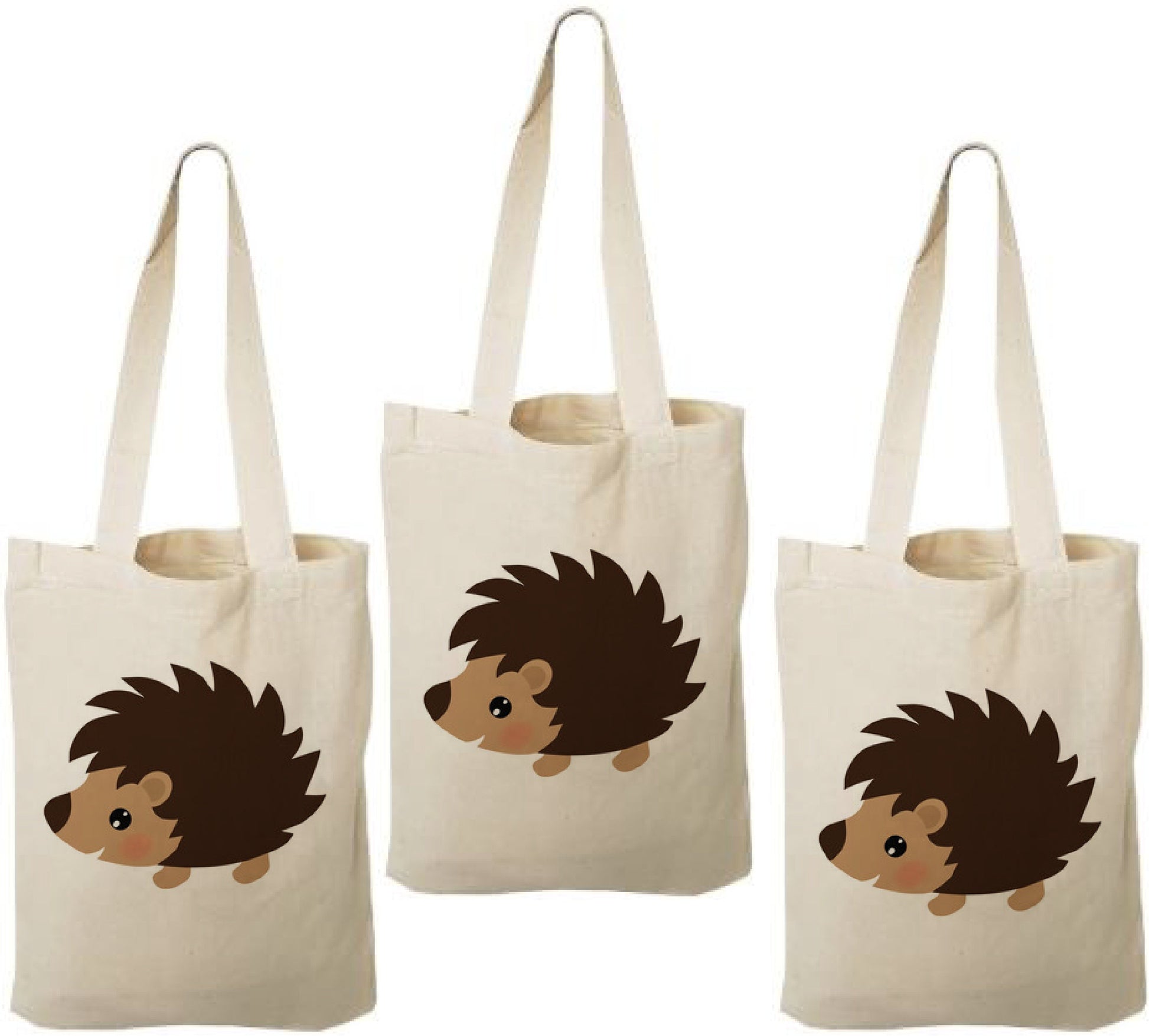 Hedgehog Party Favor Bags - Set of Three