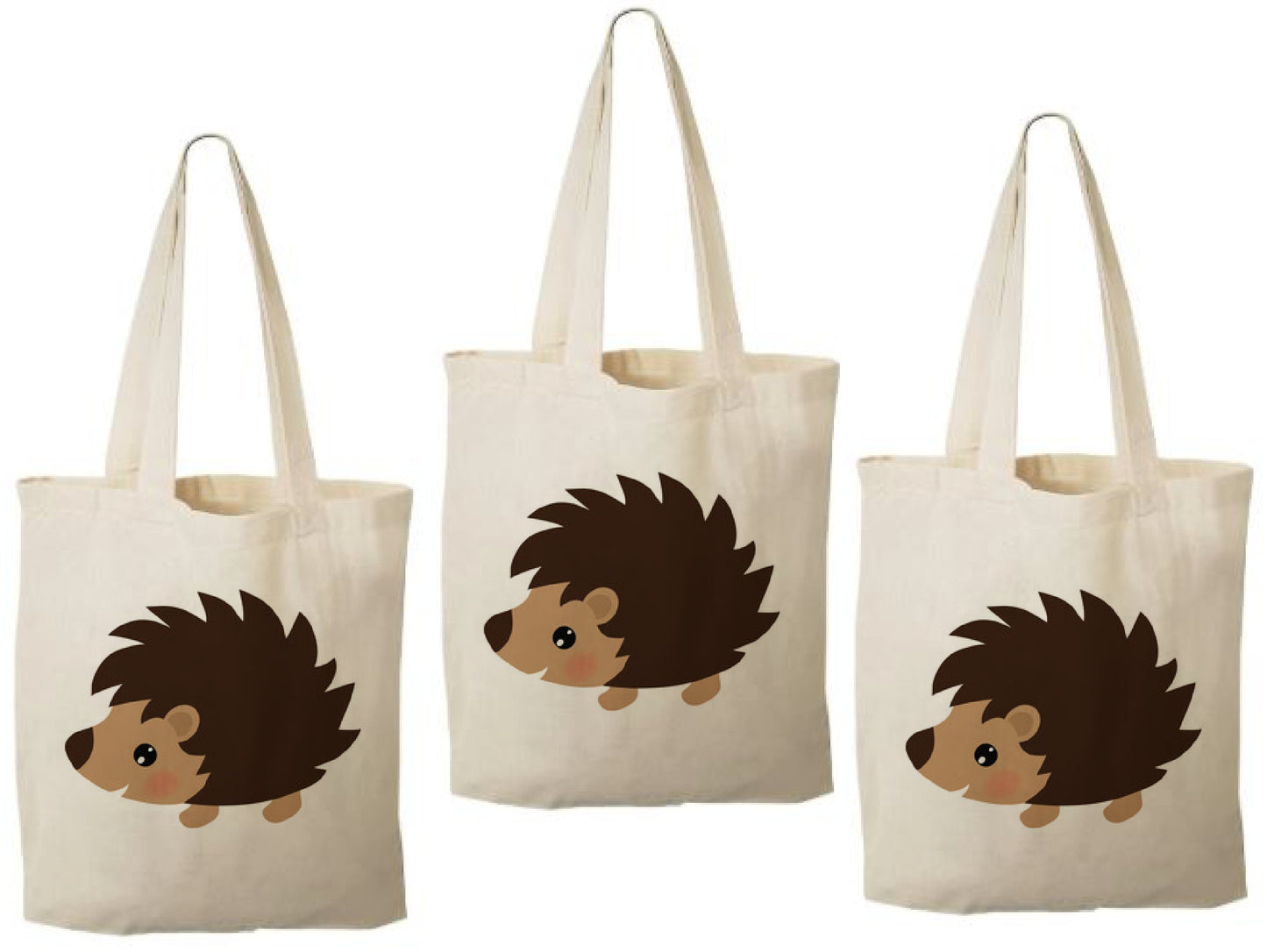 Hedgehog Party Favor Bags - Set of Three