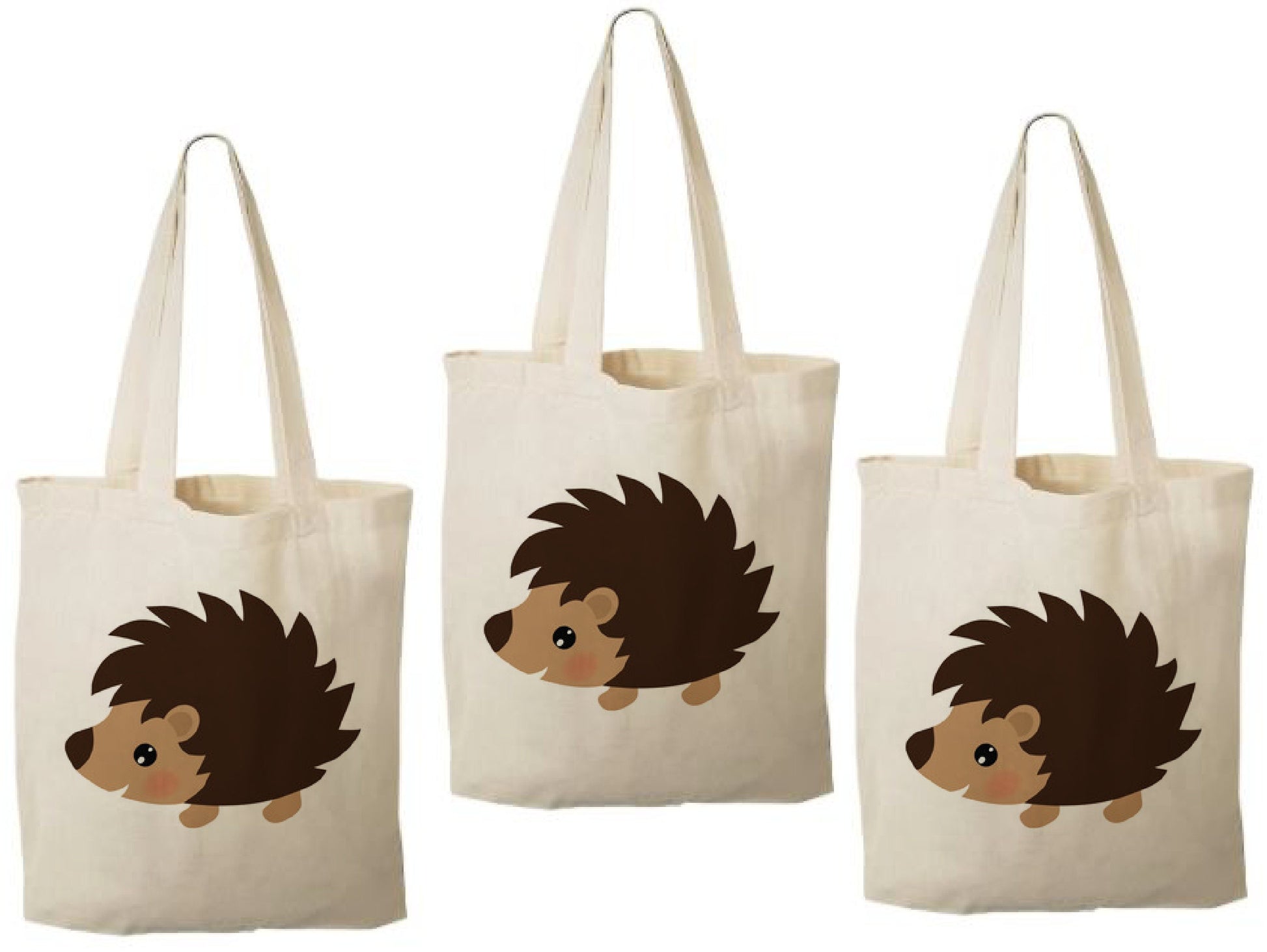 Hedgehog Party Favor Bags - Set of Three