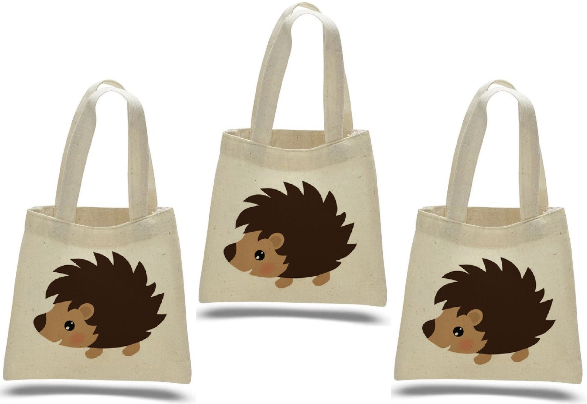 Hedgehog Party Favor Bags - Set of Three