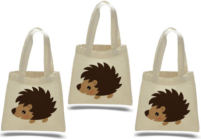 Hedgehog Party Favor Bags - Set of Three