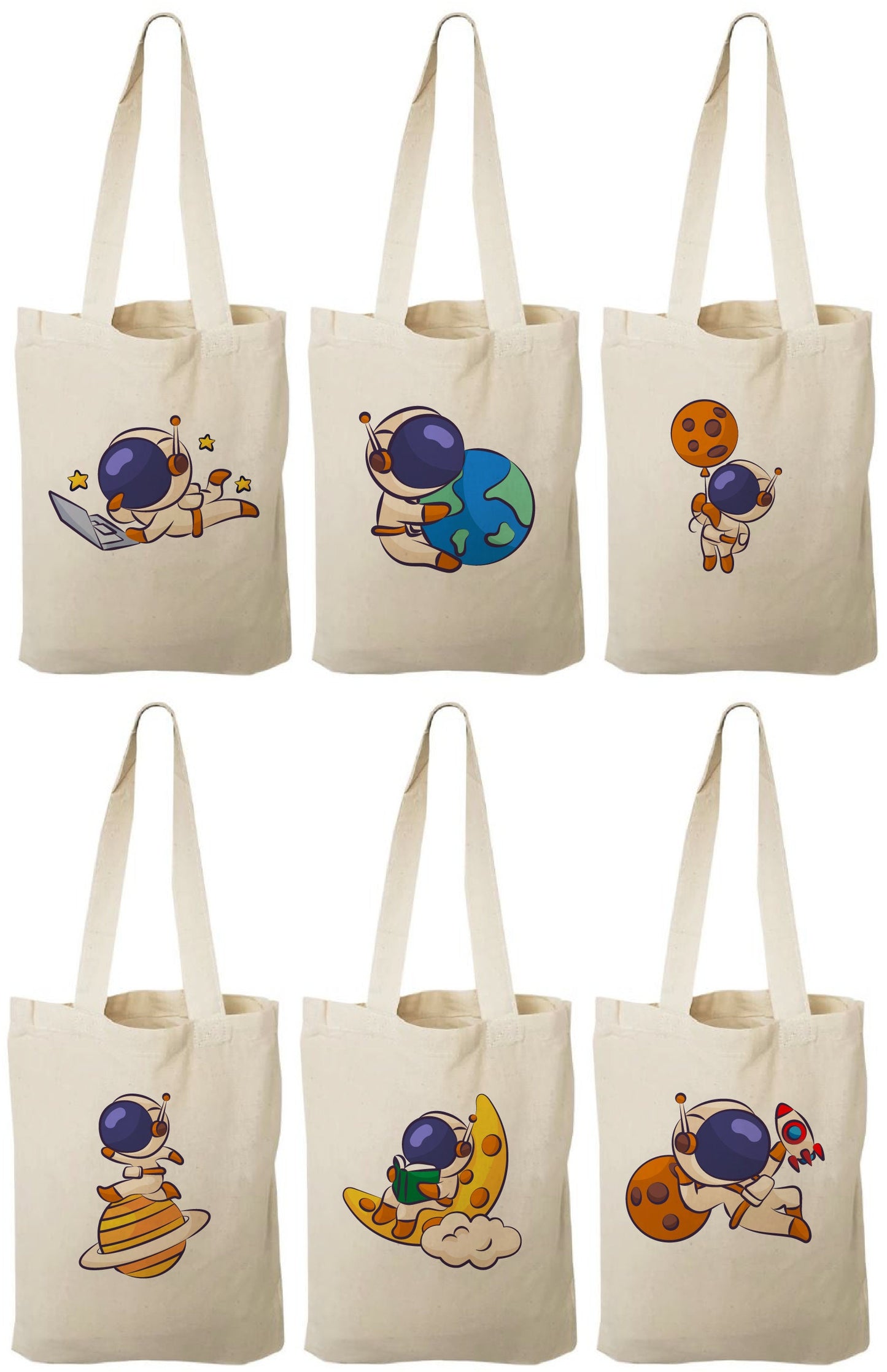 6 Astronaut Party Favor Bags Space Treat Bags, Astronaut Goodie Bags, Outer Space Party Favors, Space Party Bags, Astronaut Party Decor, Bag