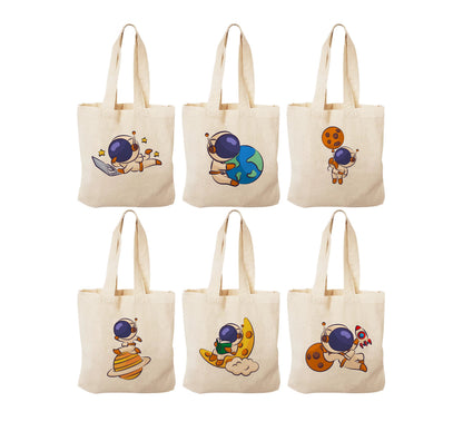 6 Astronaut Party Favor Bags Space Treat Bags, Astronaut Goodie Bags, Outer Space Party Favors, Space Party Bags, Astronaut Party Decor, Bag