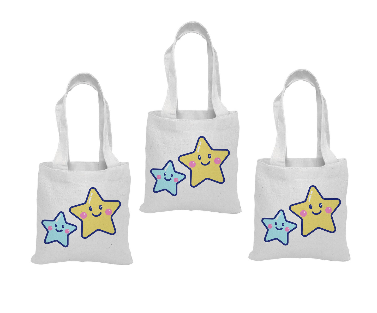 Star Party Favor Bags - Set of Three Bags