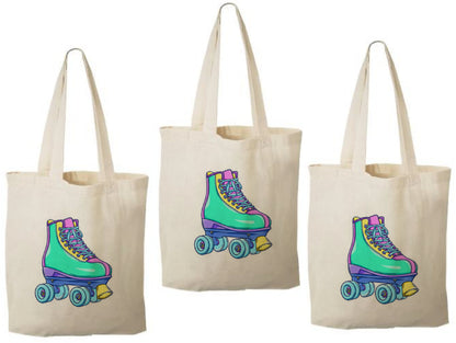 3 Roller Skating Party Favor Bags
