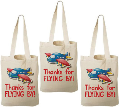 Airplane Party Favor Bags - Set of Three Bags