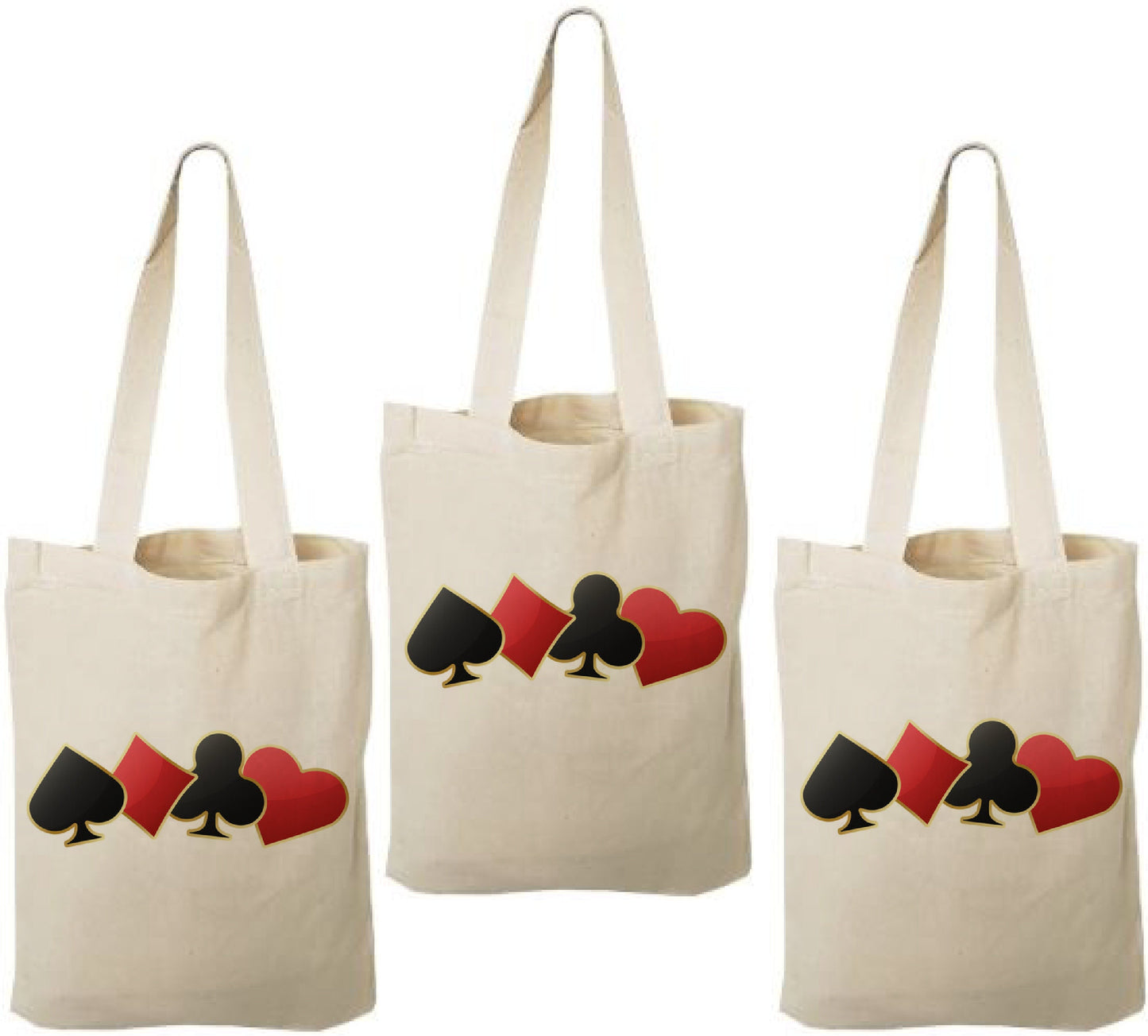 3 Casino Party Favor Bags