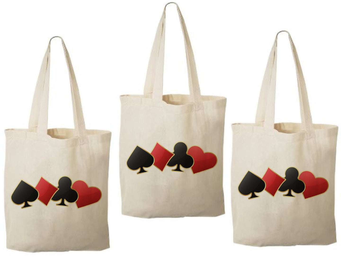 3 Casino Party Favor Bags