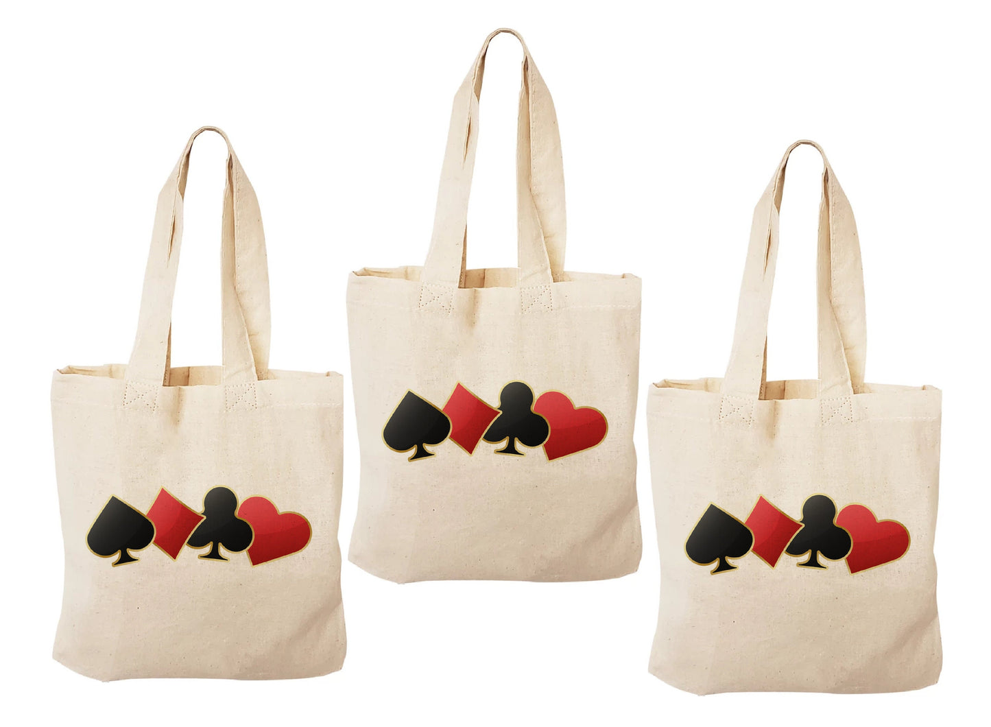 3 Casino Party Favor Bags
