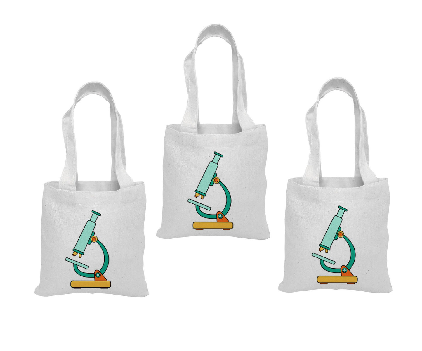 Science Party Favor Bags - Set of Three Bags
