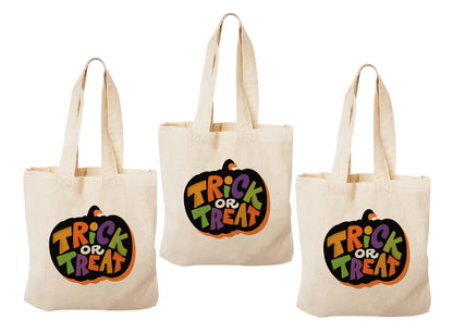 Set of Three Halloween Party Favor Bags - Perfect for Trick-Or-Treating or any Halloween Party!