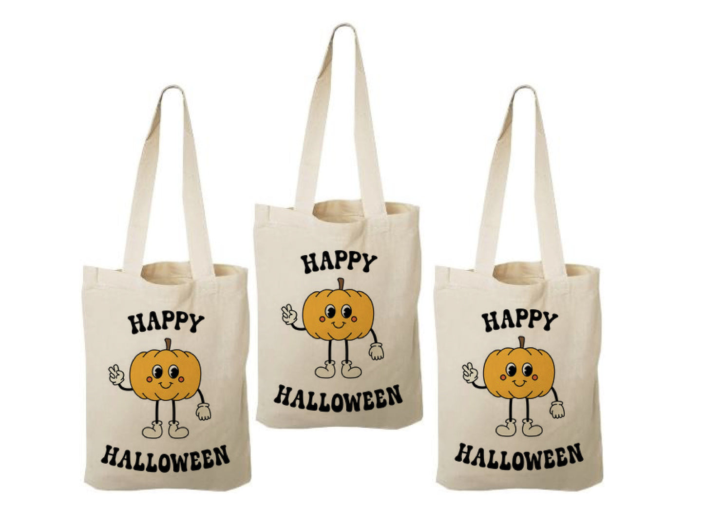 Happy Halloween Party Favor Bags - Perfect of Halloween Parties - Retro Halloween