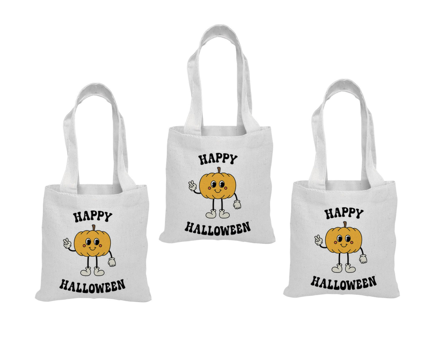 Happy Halloween Party Favor Bags - Perfect of Halloween Parties - Retro Halloween