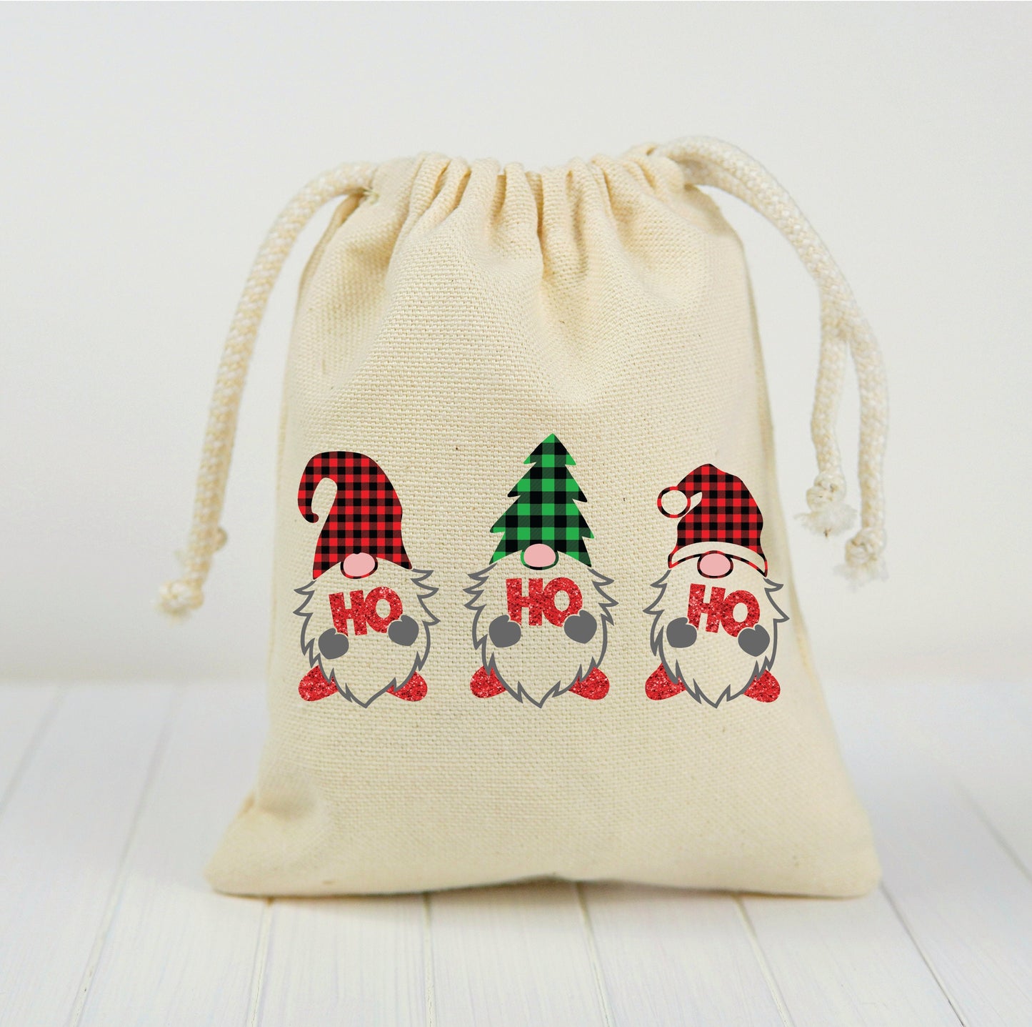 Christmas Gnome Party Favor Bags - Sold Individually