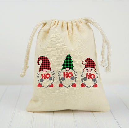 Christmas Gnome Party Favor Bags - Sold Individually