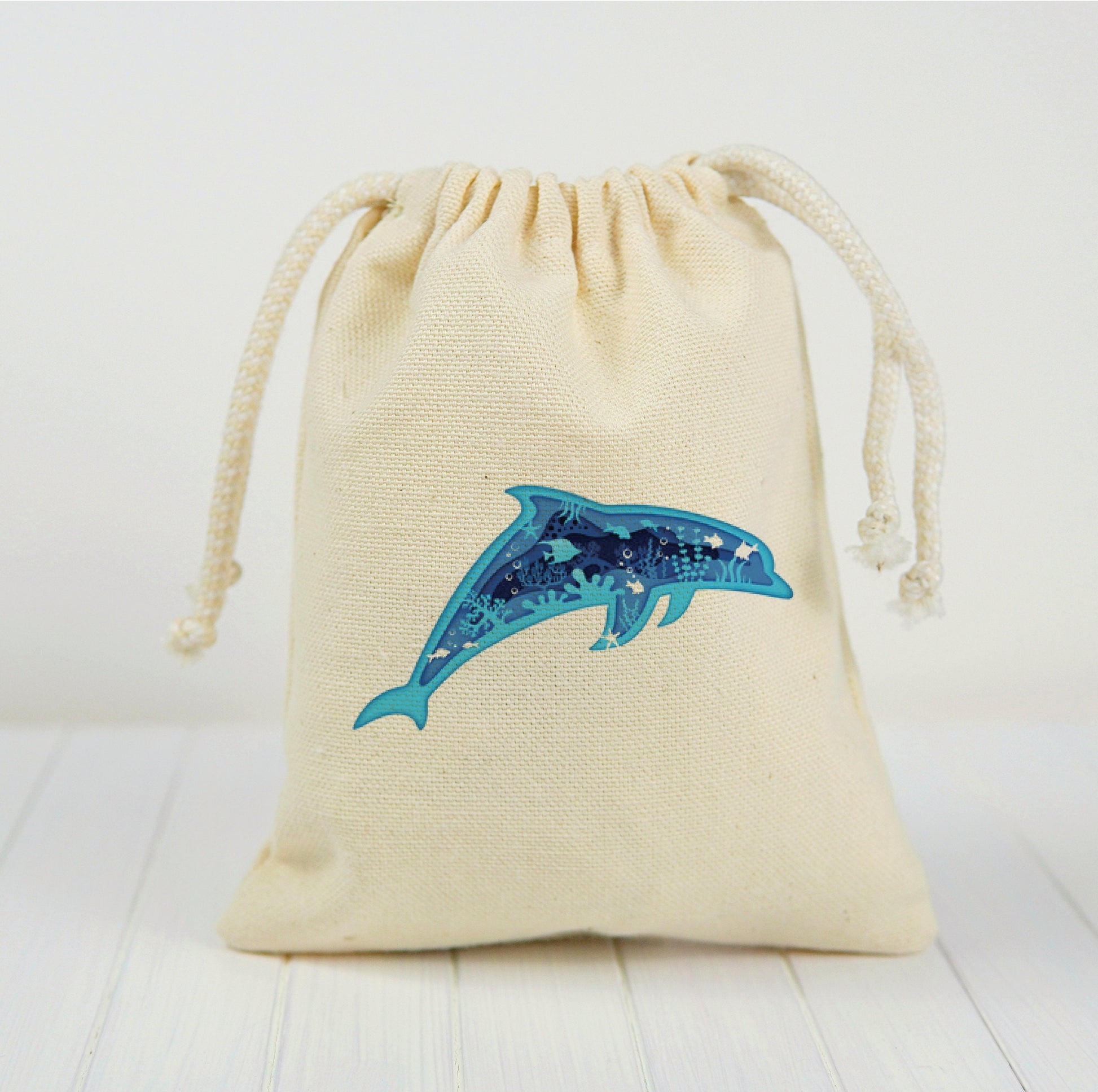 Dolphin Party Favor Bags – Ocean Birthday Goodie Bags