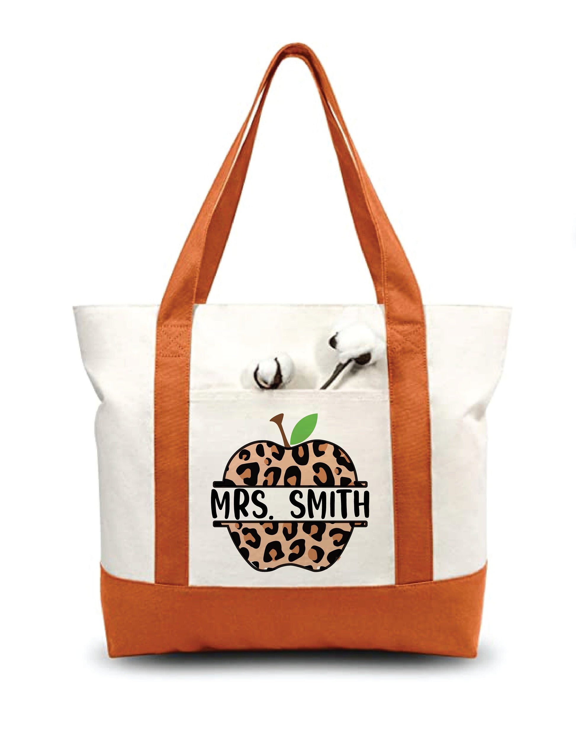 Personalized Teacher Tote Bag