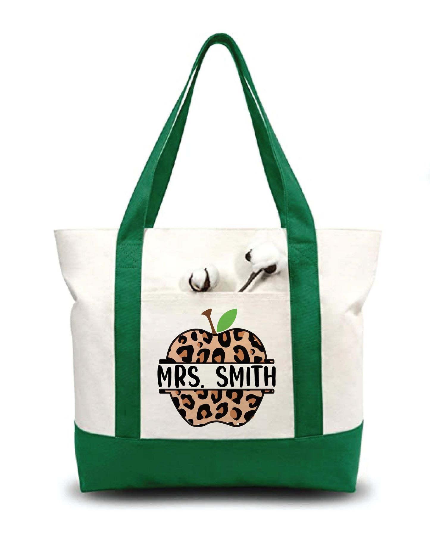 Personalized Teacher Tote Bag