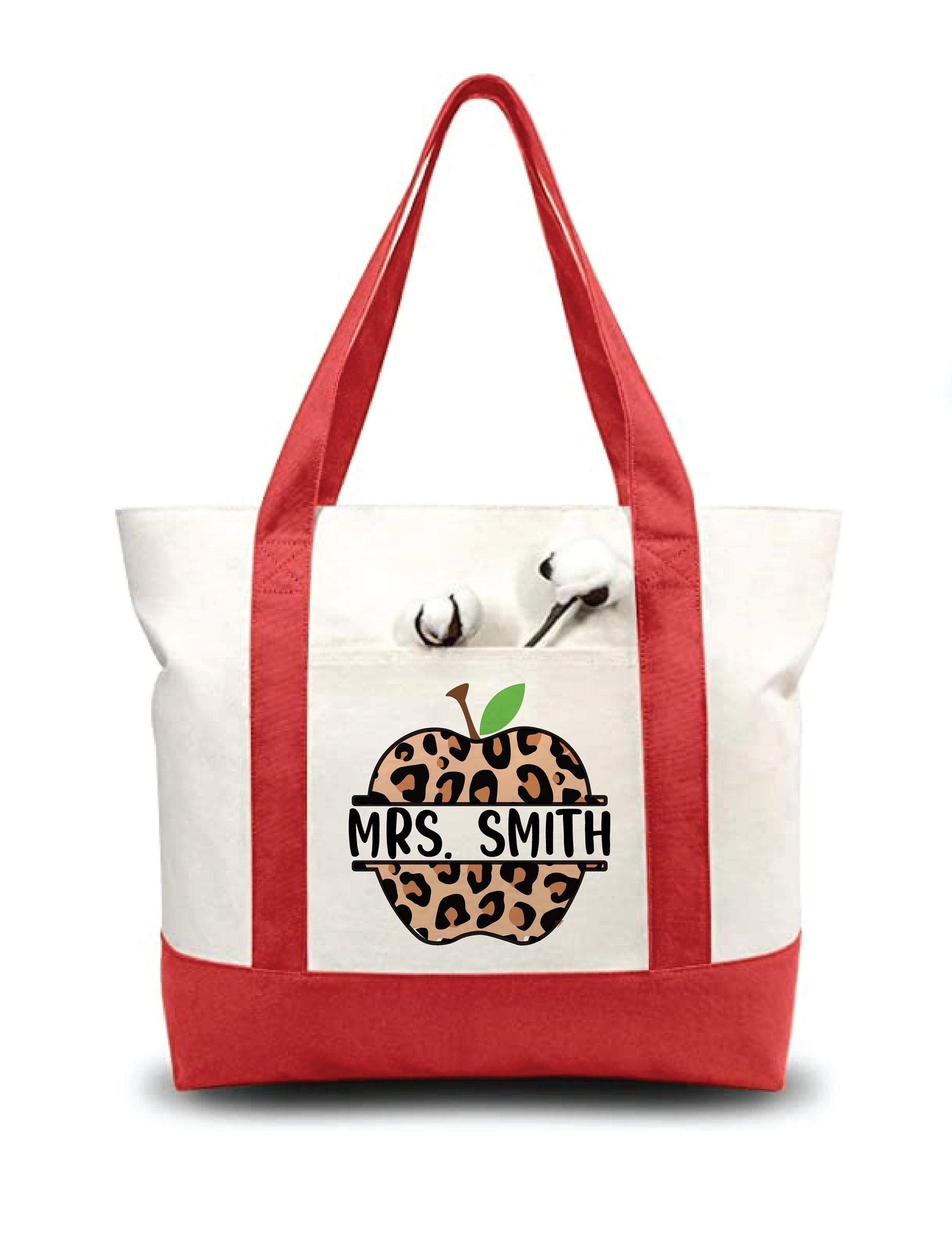 Personalized Teacher Tote Bag