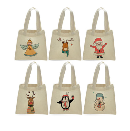 Christmas Party Favor Bags - Set of Six Bags