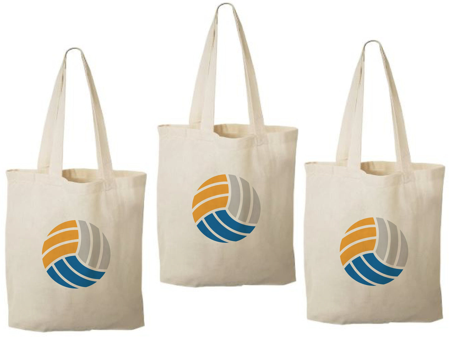 Volleyball Party Favor Bags - Perfect for Volleyball Themed Parties & Events - Set of Three Bags