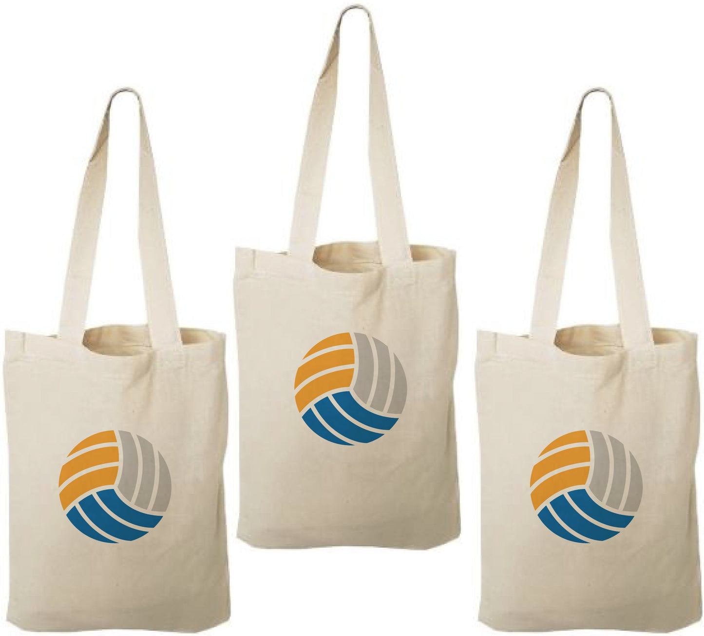 Volleyball Party Favor Bags - Perfect for Volleyball Themed Parties & Events - Set of Three Bags