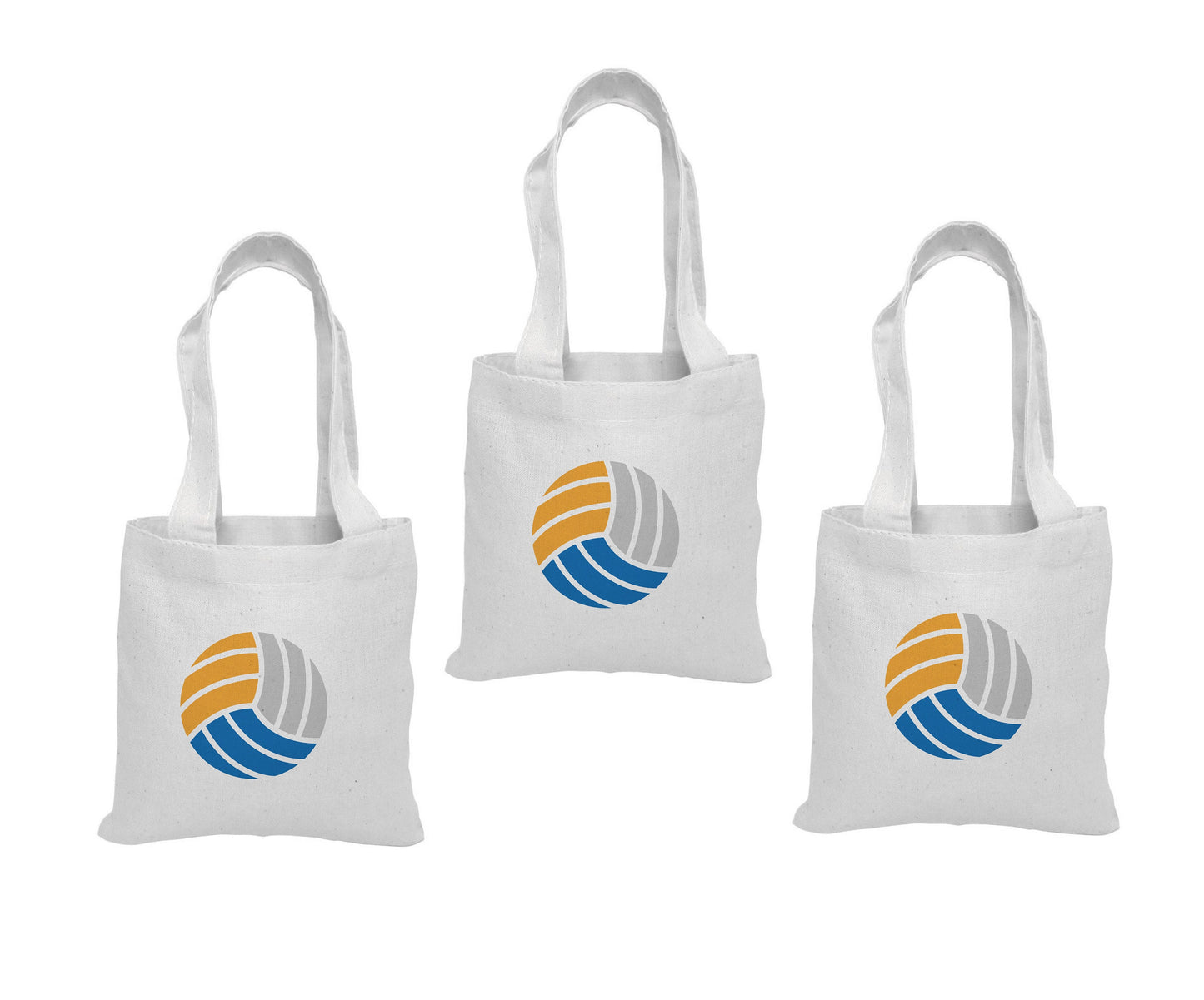 Volleyball Party Favor Bags - Perfect for Volleyball Themed Parties & Events - Set of Three Bags