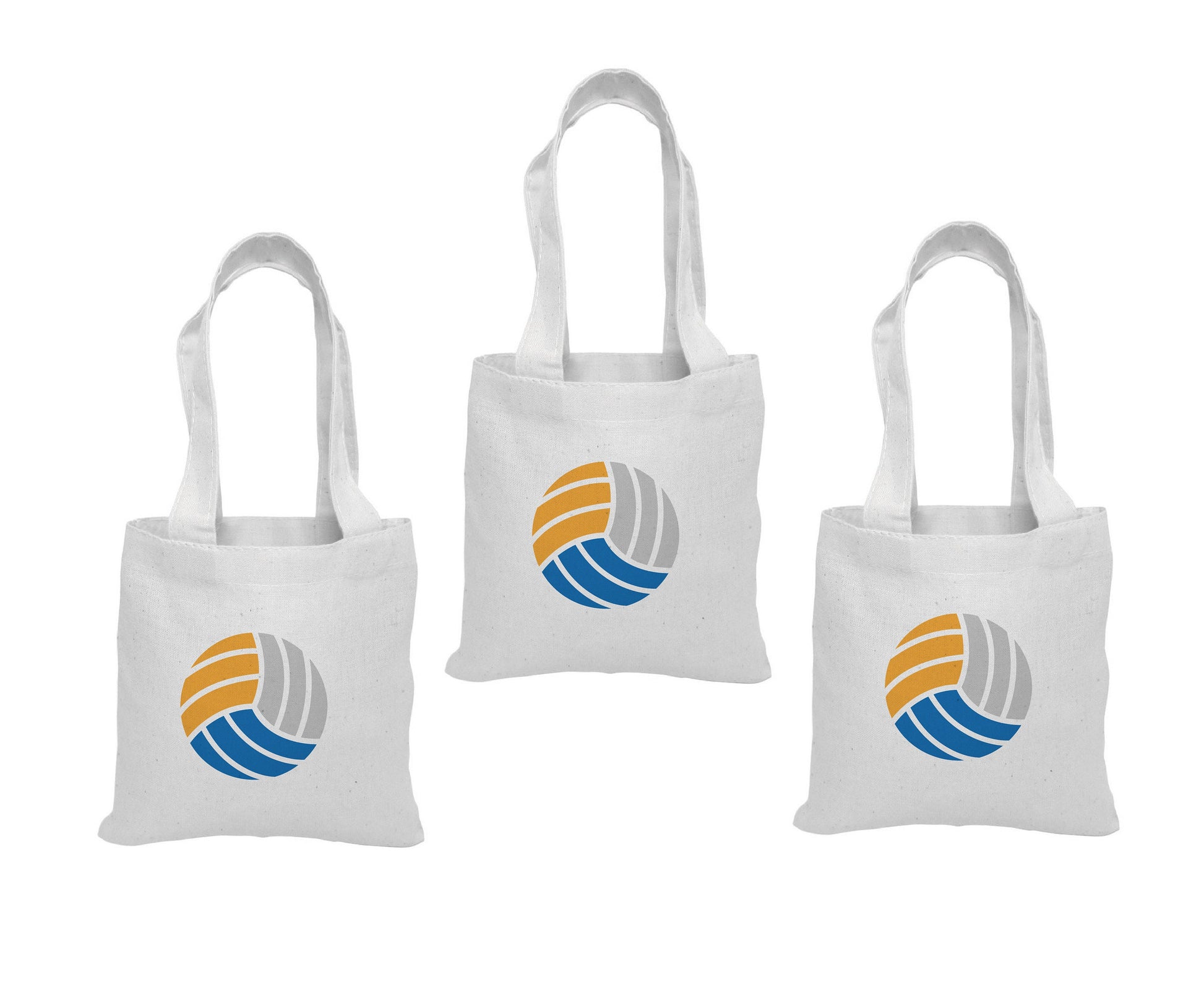 Volleyball Party Favor Bags - Perfect for Volleyball Themed Parties & Events - Set of Three Bags